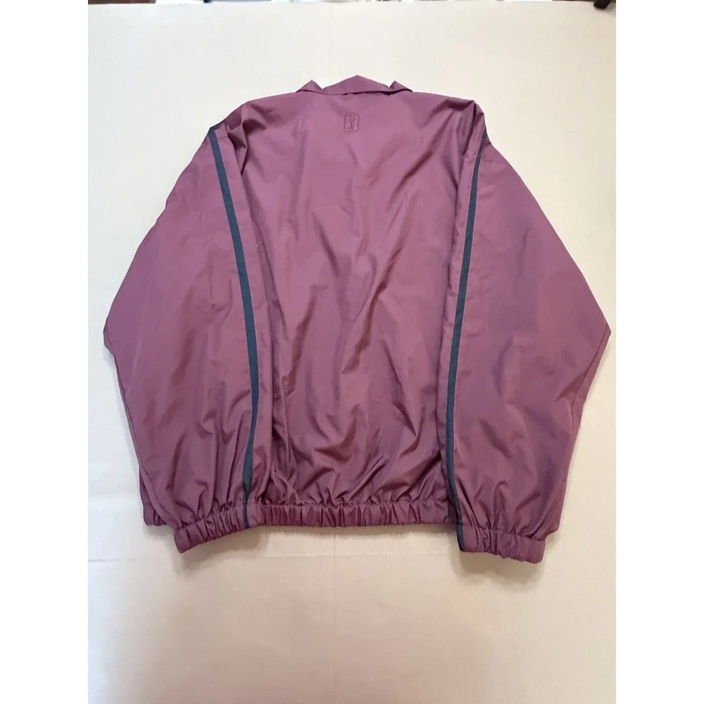 Champions Tour Men's Red Golf 1/4‎ Zip Pullover Windbreaker Jacket Size XL